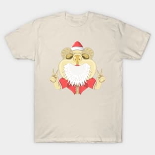 santa cute animal T-Shirt